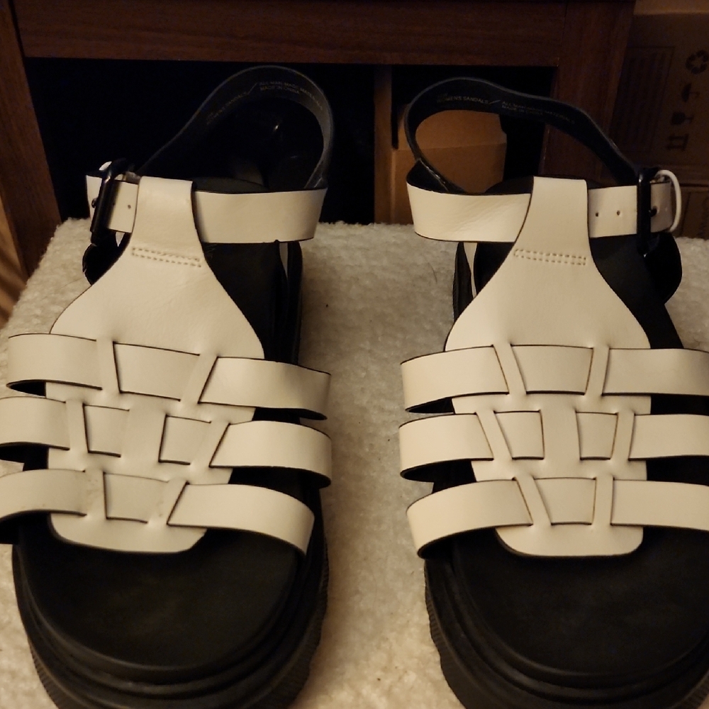 Lane Bryant White Strappy Sandals